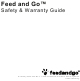 Feedandgo Feed and Go Safety & Warranty Manual