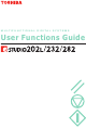 Toshiba e-STUDIO 202L User Functions Manual