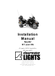 ClearWater Lights Spyder RT Installation Manual