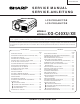 Sharp XG-C40XU/XE Service Manual