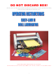 Banner American Easy-lam II Operating Instructions Manual