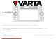 Varta V-AVM651F Instruction Manual
