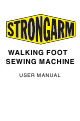Strongarm Walking Foot Sewing machine User Manual