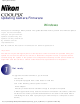 Nikon Coolpix Updating Firmware