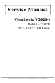 ViewSonic VG920-1 Service Manual