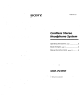 Sony MDR-IF230RK Operating Instructions Manual