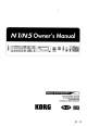 Korg N1 Owner's Manual