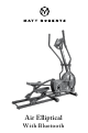 Matt Roberts Air Elliptical With Bluetooth Owner's Manual
