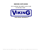 Viking 30'' W Service Notebook