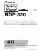 Pioneer BDP-320 Service Manual
