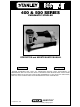 Bostitch 400 series Operation And Maintenance Manual