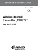 Conrad FS20 TK 62 03 38 Operating Instructions Manual