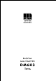 Motwane DM6K3 User Manual