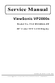ViewSonic VLCDS26064-4W Service Manual