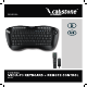 cabstone Media-PC Keyboard + Remote Control Manual