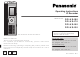 Panasonic RR-US490 Operating Instructions Manual