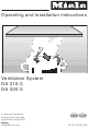 Miele DA 210-3 Operating And Installation Instructions