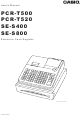 Casio PCR-T500 User Manual