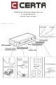 CERTA CT12KJMNPSA Quick Start Manual
