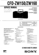 Sony CFD-ZW150 Service Manual