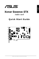 ASUS Xonar Essence STX Quick Start Manual
