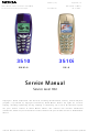 Nokia 3510i Service Manual