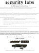 Security Labs SLM446 Quick Start Manual