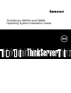 Lenovo ThinkServer RD550 Operating System Installation Manual