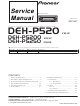 Pioneer DEH-P520 Service Manual