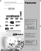 Panasonic Diga DMR-EH55 Operating Instructions Manual