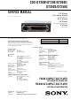 Sony CDX-GT20W Service Manual