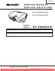 Sharp XV-Z9000U Service Manual