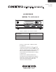 Onkyo TX-SR500/E Service Manual