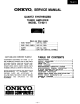 Onkyo TX-8211 Service Manual