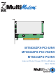 Multitech MultiModem MT5634ZPX-PCI-U/NV User Manual