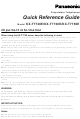 Panasonic KX-T7720E Quick Reference Manual