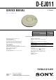 Sony D-EJ011 Service Manual