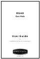 Rangemaster RG60 User Manual & Installation & Service Instructions