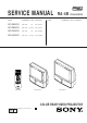 Sony KP-53HS10 Service Manual