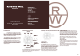 Raymond Weil QUARTZ CHRONOGRAPH WATCH Instructions For Use