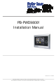 Polar Bear PWD9800f Installation Manual