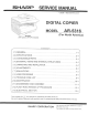 Sharp AR-5316 Service Manual