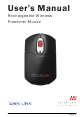 Interlink electronics Presenter Mouse User Manual