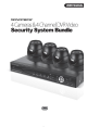 Monoprice 4 Cameras and 4 Channel DVR Video Security System Bundle User Manual