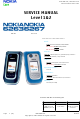 Nokia 6262 Service Manual