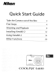 Nikon COOLPIX S4100 Quick Start Manual