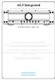 Musical Fidelity A5.5 Instructions For Use Manual