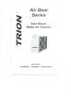 Trion AIr Bear series Installation And Operation Manual