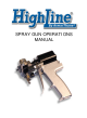 HighLine spray gun Operation Manual