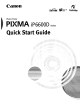 Canon PIXMA iP6600D Series Quick Start Manual